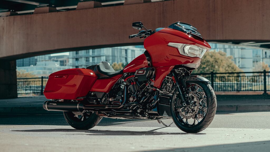 2025 CVO Road Glide ST in its new red shade