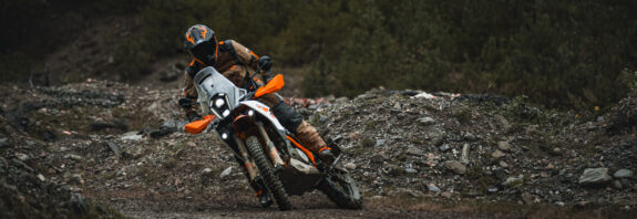 KTM 390 Adventure R Sliding
