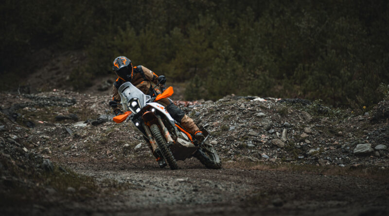 KTM 390 Adventure R Sliding