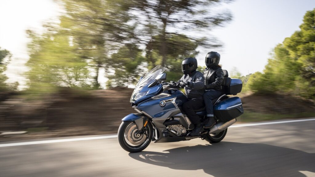 BMW K 1600 GTL Riding With Pillion